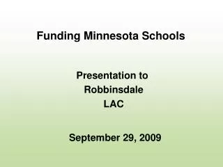 Funding Minnesota Schools