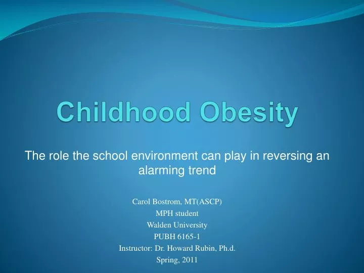 childhood obesity