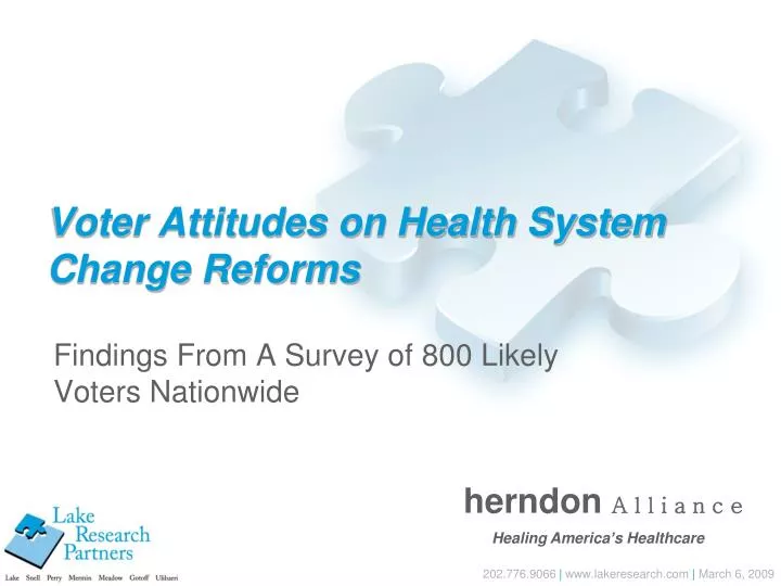 voter attitudes on health system change reforms
