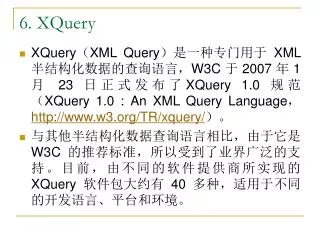 6 xquery