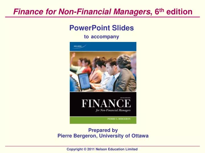 finance for non financial managers 6 th edition