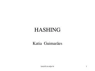hashing
