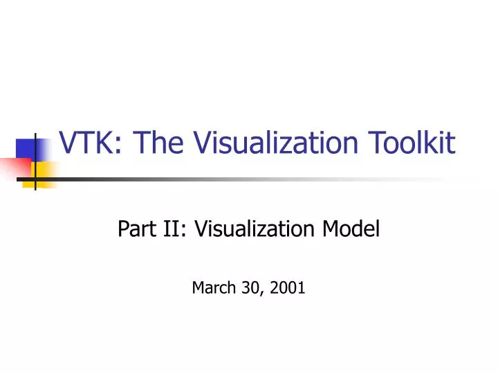 vtk the visualization toolkit