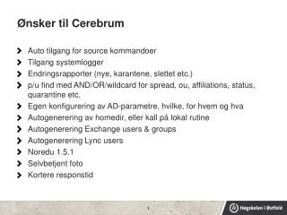 nsker til cerebrum
