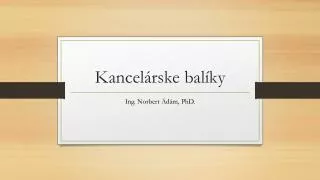 kancel rske bal ky