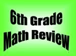 6th Grade Math Review - slide 1