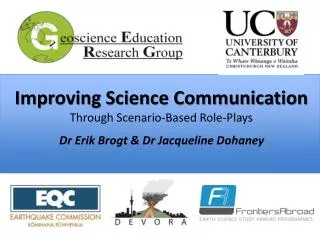 Improving Science Communication Through Scenario-Based Role-Plays