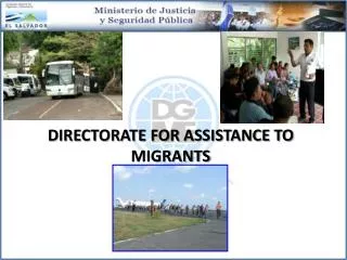 DIRECTORATE FOR ASSISTANCE TO MIGRANTS