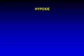 hypoxie