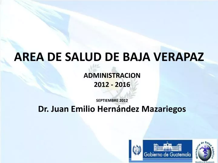 area de salud de baja verapaz