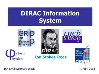 DIRAC Information System