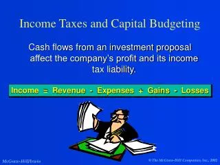 Income Taxes and Capital Budgeting