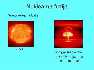 nuklearna fuzija