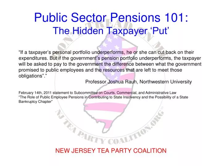 public sector pensions 101 the hidden taxpayer put