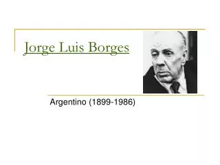 jorge luis borges