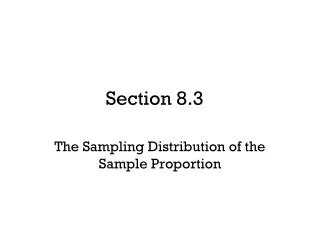 Section 8.3