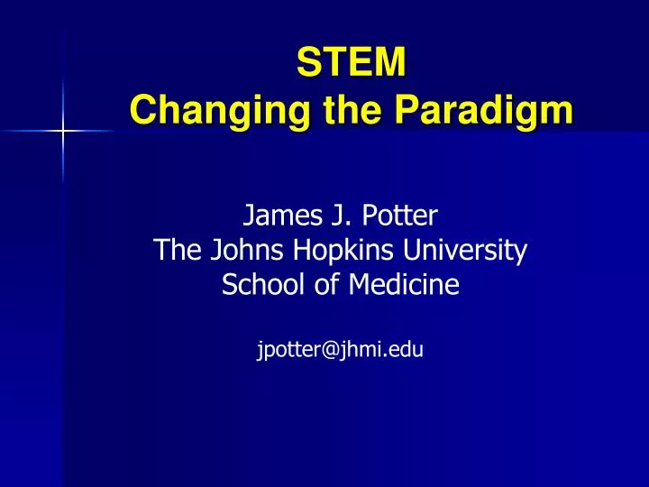 stem changing the paradigm