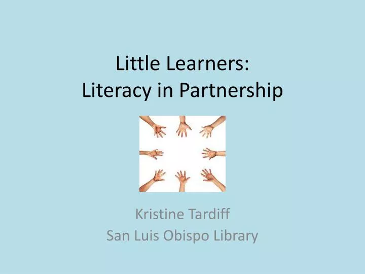 little learners literacy in partnership
