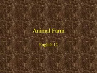 Animal Farm