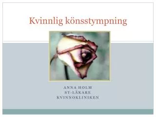 kvinnlig k nsstympning