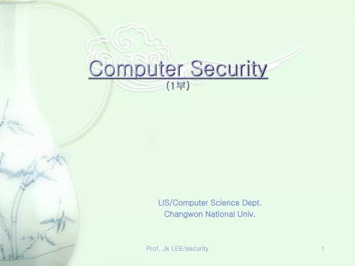 computer security 1
