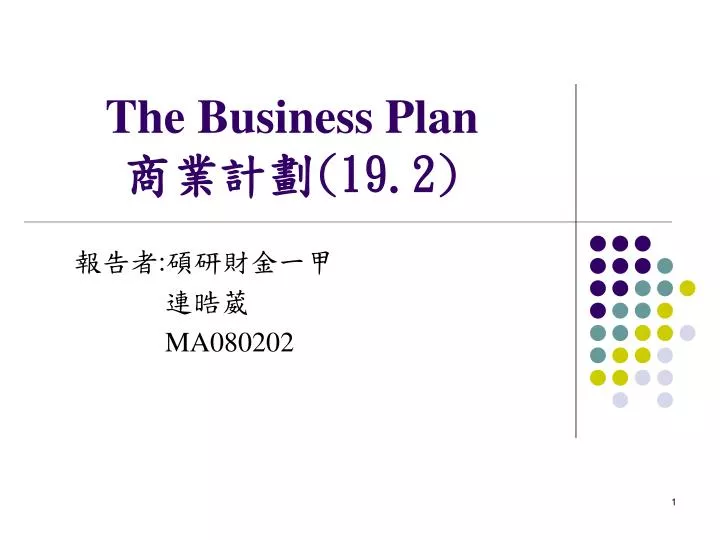 the business plan 19 2