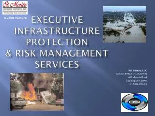 Executive infrastructure protection &amp; Risk management services