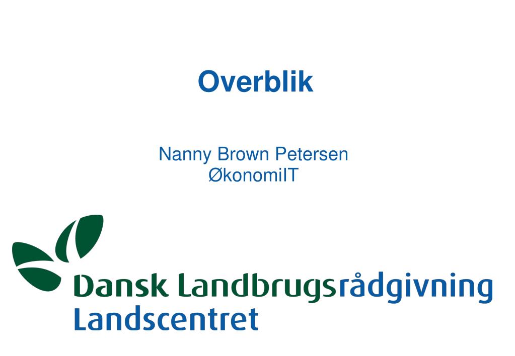 Overblik PPT - Overblik PowerPoint Presentation, free download - ID:5997616