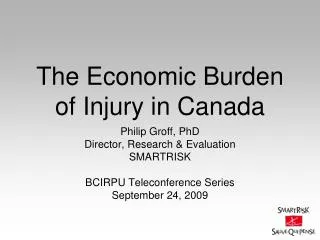 The Economic Burden of Injury in Canada