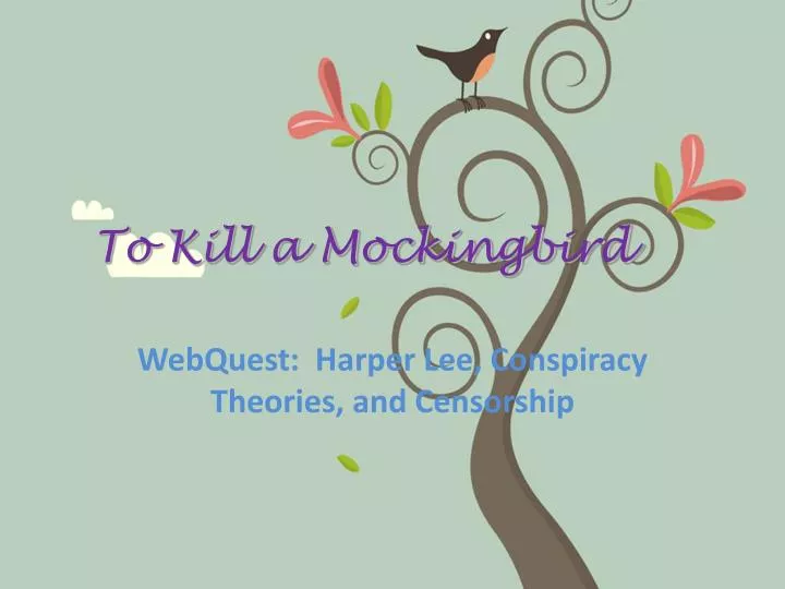 to kill a mockingbird