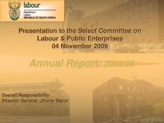 Annual Report: 2008/09