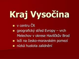 kraj vyso ina