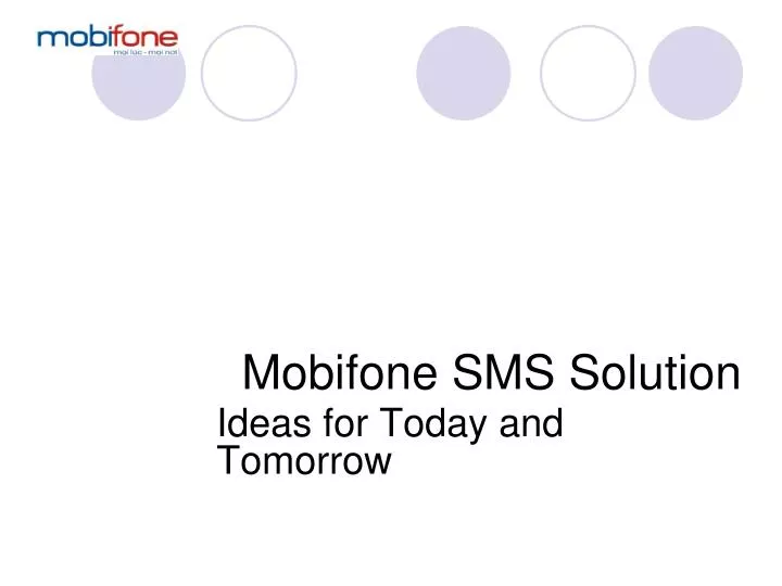 mobifone sms solution