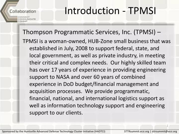 introduction tpmsi