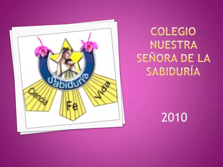 colegio nuestra se ora de la sabidur a