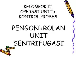 kelompok ii operasi unit kontrol proses