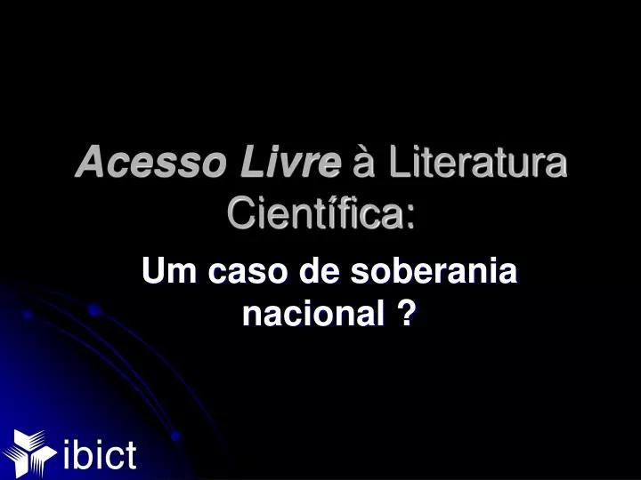 acesso livre literatura cient fica