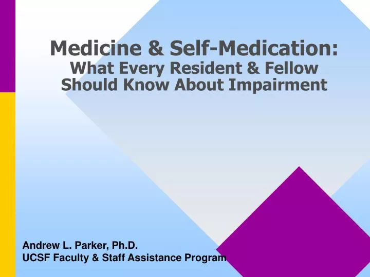 medicine self medication what every resident fellow should know about impairment