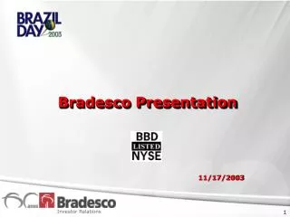 Bradesco Presentation