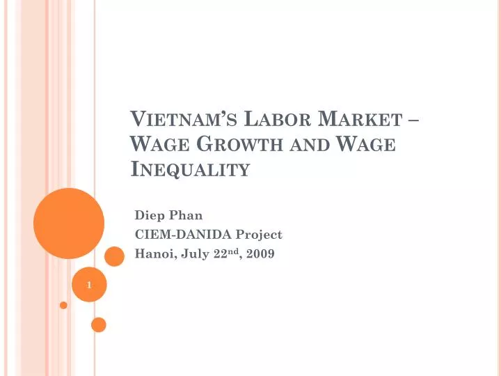 vietnam s labor market wage growth and wage inequality
