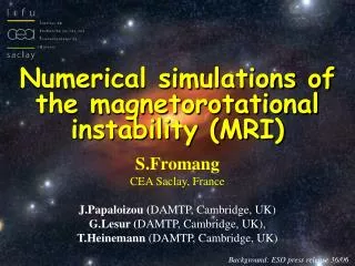 Numerical simulations of the magnetorotational instability (MRI)