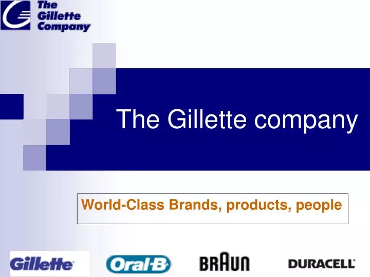 the gillette company