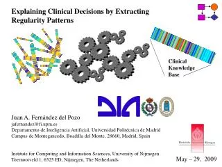 Explaining Clinical Decisions by Extracting Regularity Patterns