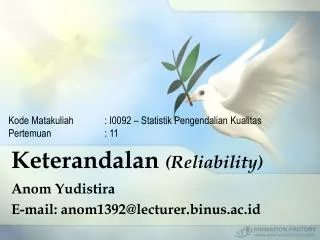 keterandalan reliability