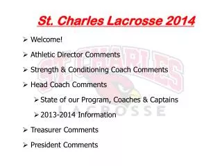 St. Charles Lacrosse 2014