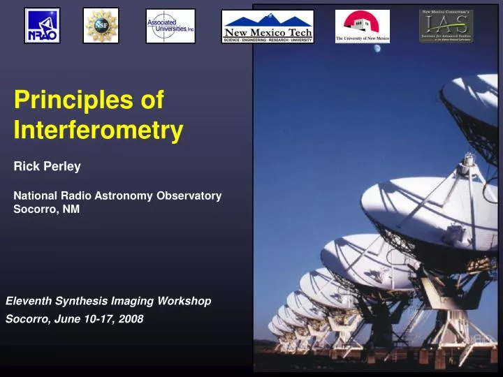 principles of interferometry