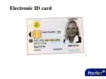 Electronic ID card