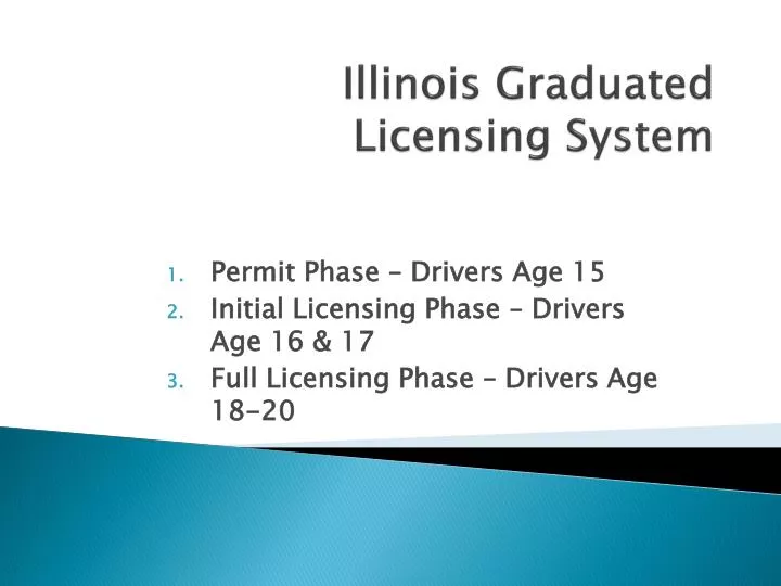 illinois graduated licensing system