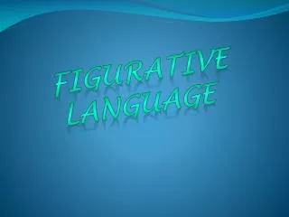 Figurative Language