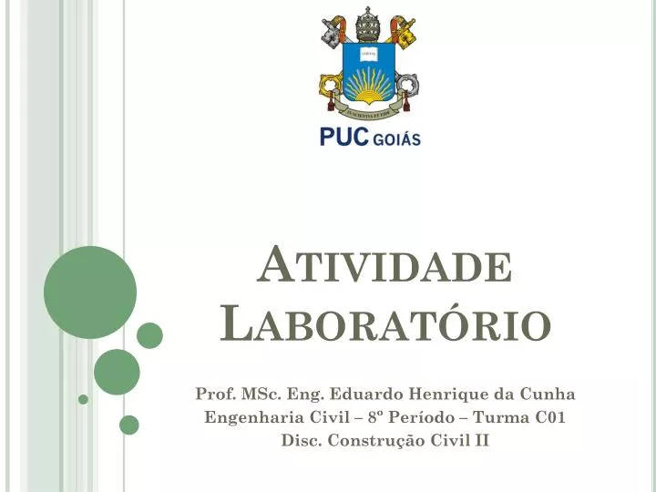 atividade laborat rio